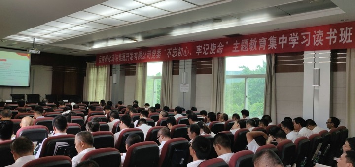 解化清洁能源公司党委进杏装不忘初心、服膺使命”主题教育集中进建想书班