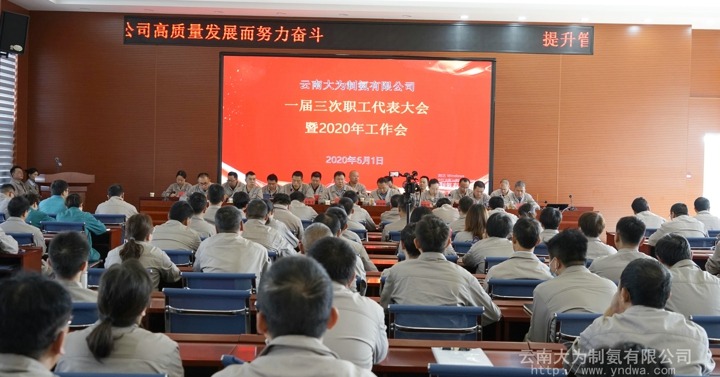 大为造氨公司召开一届三次职代会暨2020年工作会