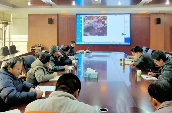 省能源局安全处处长潘永军一行到前锋煤业公司调研